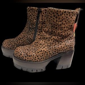 Jeffrey Campbell Quavo-F in Bown Jaguar, 6.5